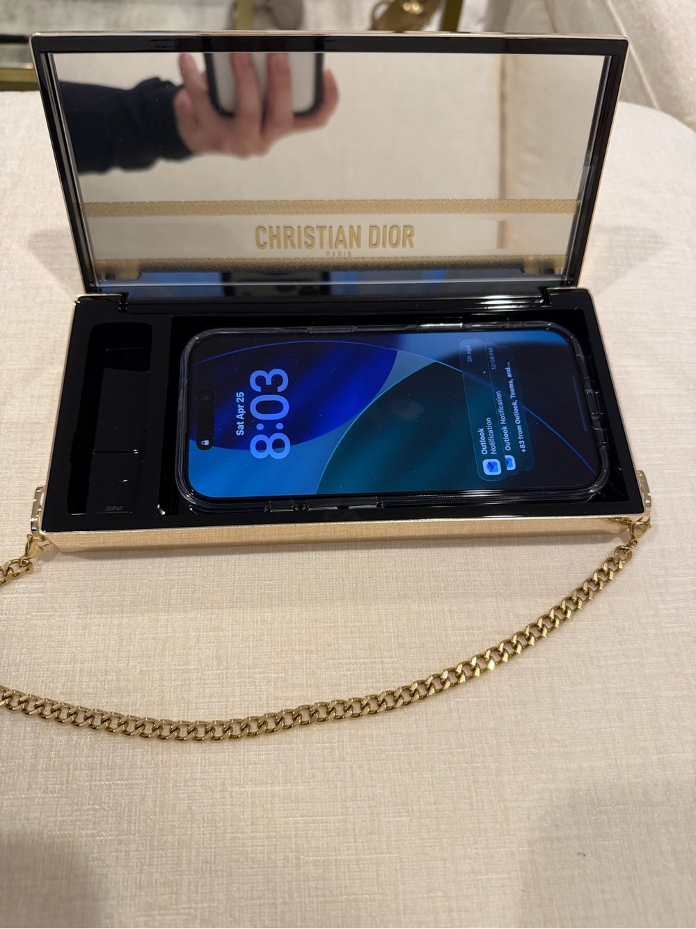 Christian Dior Beauty 2023 Minadiuere Clutch with chain - Picture 3 of 8